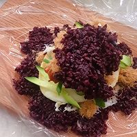 豪华版紫米饭团的做法图解9