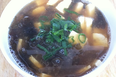 虾米紫菜豆腐汤