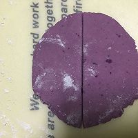 紫薯玫瑰花小馒头的做法图解4
