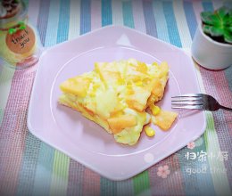 #花10分钟，做一道菜！#蜜瓜蔬果披萨的做法