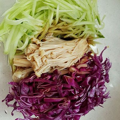 快手菜——捞汁金针菇