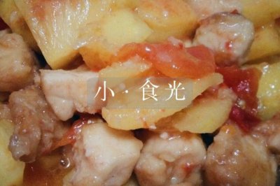 简易酸甜菠萝鸡丁