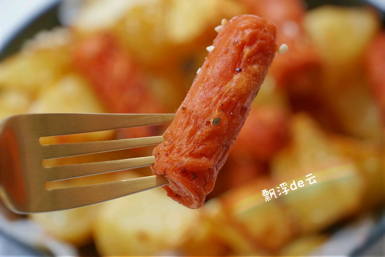 风味素火腿土豆片_素食小老弟-站酷ZCOOL