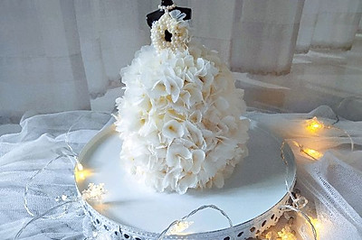 浪漫婚纱蛋糕，满满都是甜