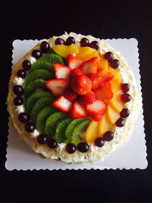 水果生日蛋糕（八寸）