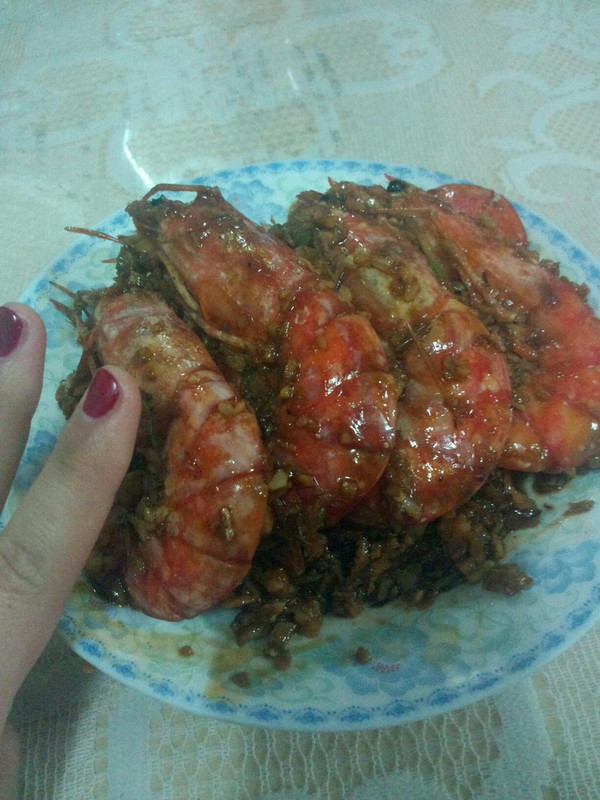 干烧大红虾