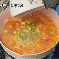 #花式新美味就酱简单#番茄玉米虾滑的做法图解6