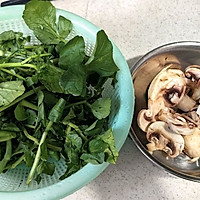 二吃:西洋菜排骨汤&蘑菇炒西洋菜的做法图解8