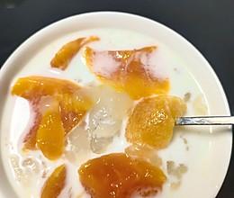 木瓜牛奶炖雪蛤的做法