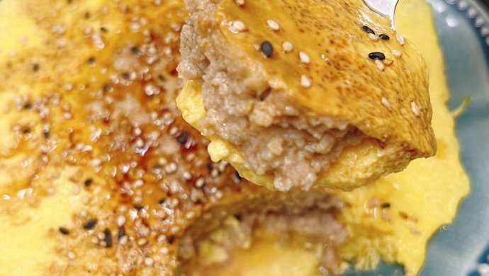 大人小孩都爱的肉饼蒸蛋