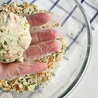 #忽而夏至 清凉一夏#蔬菜豆腐饼的做法图解3