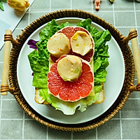 #丘比三明治#黑椒酱鸡肉饼蛋白蔬菜水果超能量三明治的做法图解34