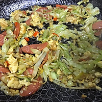 包菜鸡蛋炒粉丝的做法图解9