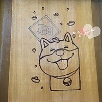“金犬送旺”红丝绒彩绘蛋糕卷的做法图解11