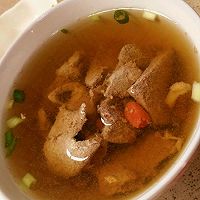 猪肝枸杞汤的做法图解6