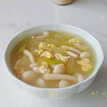 浑金白玉菇瓜汤