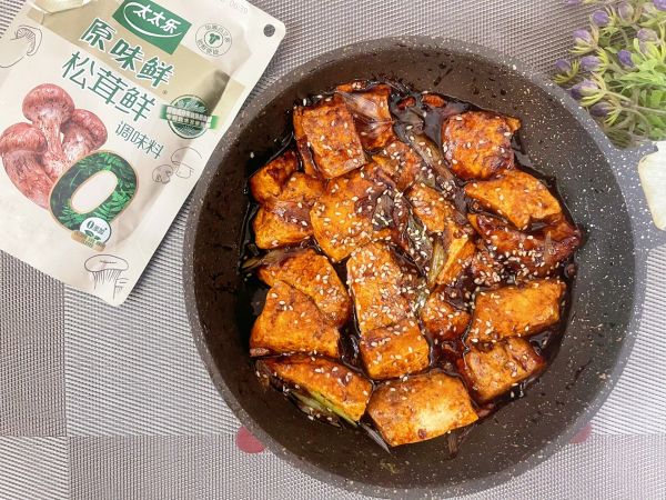 低脂葱烧豆腐