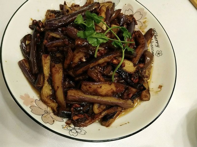 肉末酱香茄子的做法