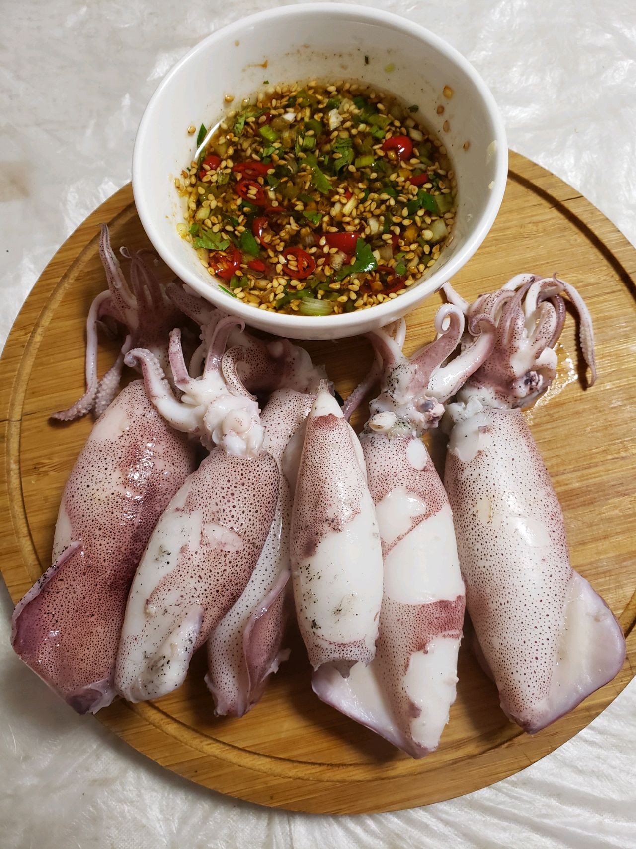 吃鲜儿白灼小白管