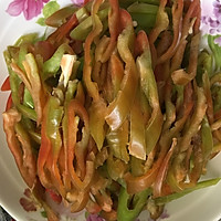 青椒肉丝的做法图解2