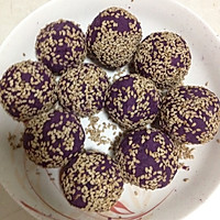 紫薯球的做法图解5