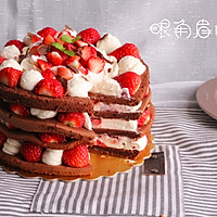 巧克力草莓蛋糕的做法图解10