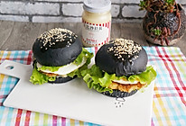 竹炭汉堡包#丘比轻食厨艺大赛#的做法
