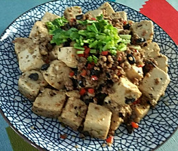 豆豉肉沫豆腐的做法