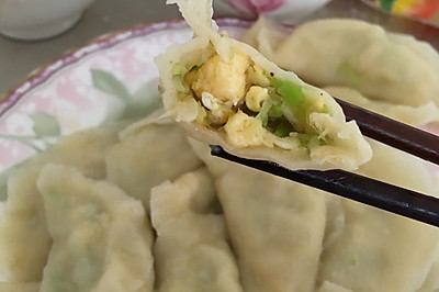 西葫鸡蛋黄瓜饺子