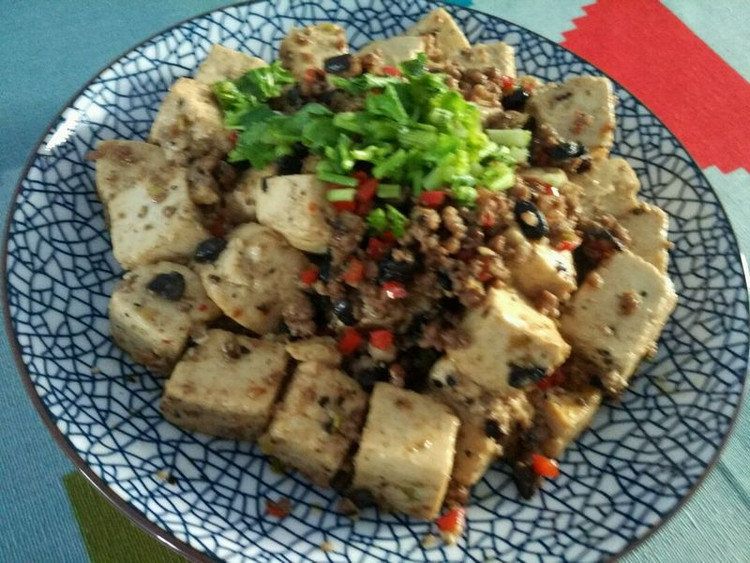 豆豉肉沫豆腐的做法