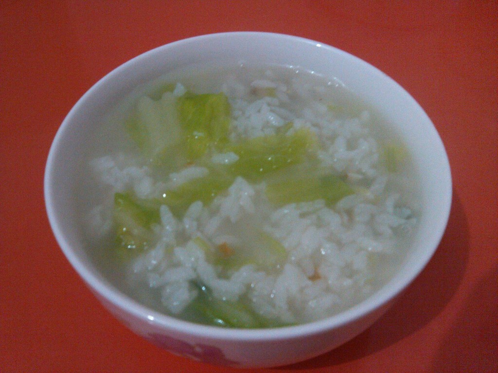 Chinese cabbage porridge