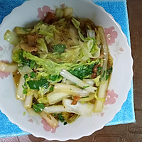 白菜炖五花肉的做法图解12