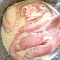 补脾胃益气虚的莲子猪肚汤——附：猪肚清洗详细。的做法图解3