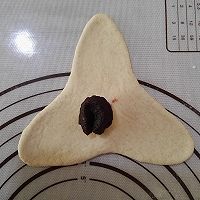 褐麦红豆沙三角包的做法图解13