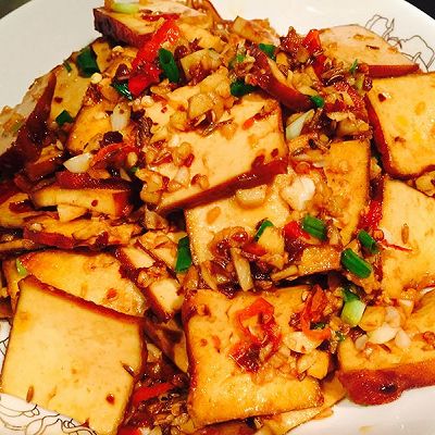 孜然纯黄豆香干