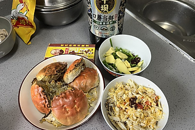 蟹黄蟹肉酱