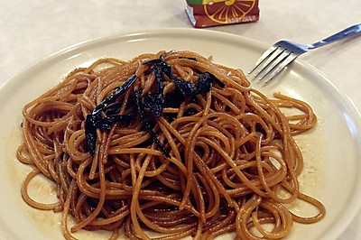 葱油炒意面