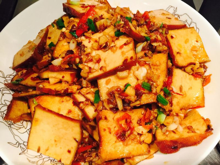 孜然纯黄豆香干的做法