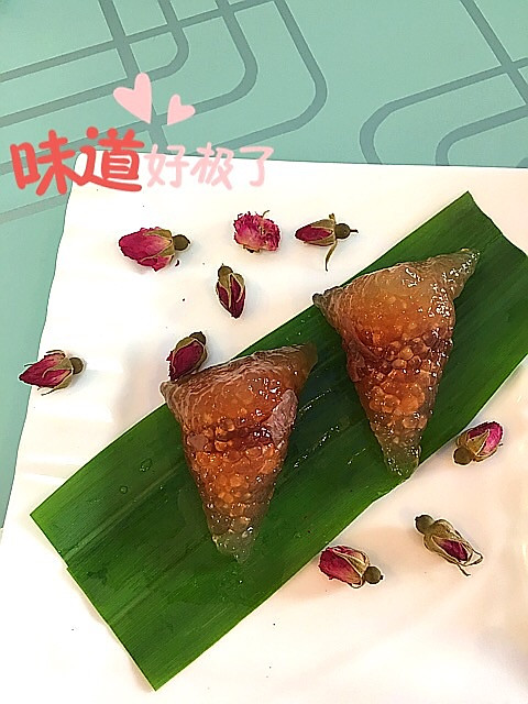 玫瑰花水晶粽（趣味粽子）的做法