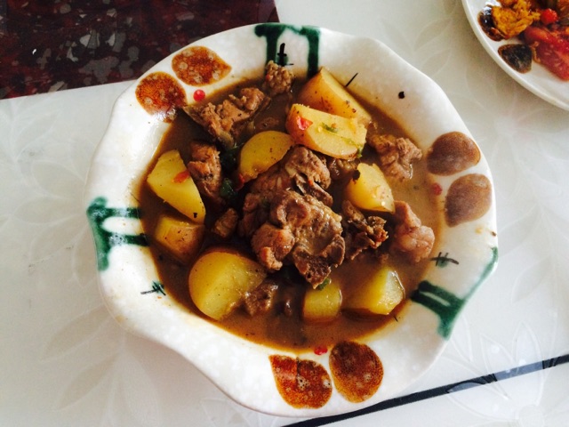 土豆炖排骨的做法图解5