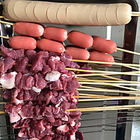 家庭烧烤 烤炉羊肉串的做法图解3