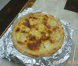 香蕉披萨（8寸薄底的三块）的做法