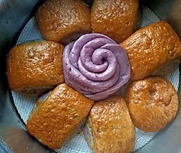紫薯山药馒头的做法