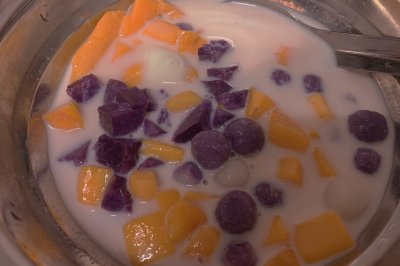 芒果紫薯小圆子