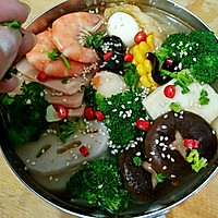 骨汤海鲜冒菜#冬天就要吃火锅#的做法图解7