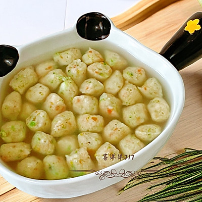 宝宝辅食/挪威北极鳕鱼/山药鳕鱼小丸子