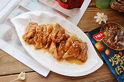 酱烤鸡腿肉❗️做法简单～肉嫩多汁