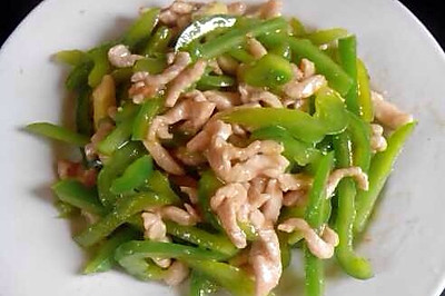 青椒炒肉