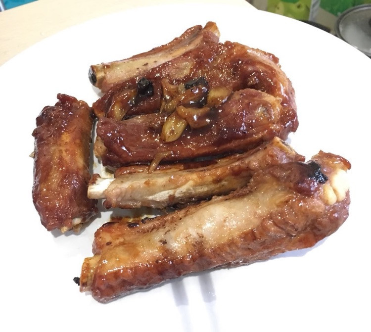 简易电饭煲烤叉烧酱排骨的做法