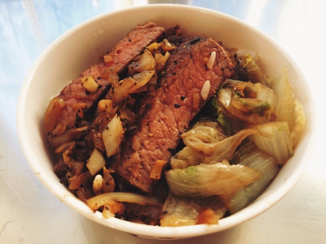 私家牛排饭的做法图解9